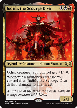 Judith, the Scourge Diva - Ravnica Allegiance Spoiler