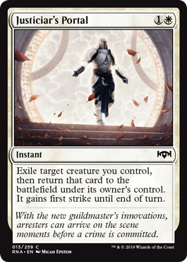 Justiciar's Portal - Ravnica Allegiance Spoiler