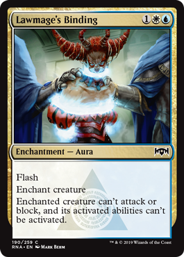 Lawmage's Binding - Ravnica Allegiance Spoiler