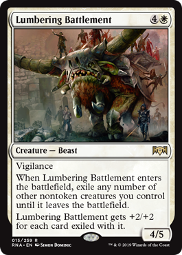 Lumbering Battlement - Ravnica Allegiance Spoiler