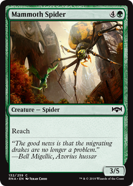 Mammoth Spider - Ravnica Allegiance Spoiler