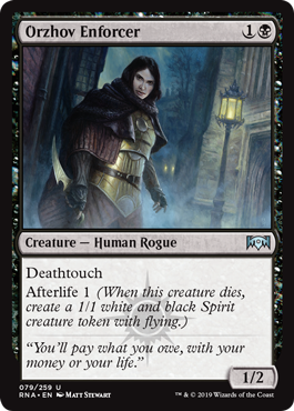 Orzhov Enforcer - Ravnica Allegiance Spoiler