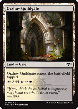 Orzhov Guildgate - Ravnica Allegiance Spoiler