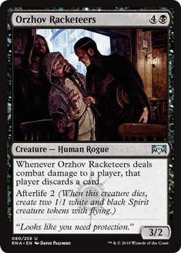 Orzhov Racketeers - Ravnica Allegiance Spoiler