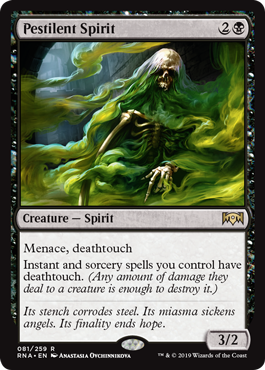 Pestilent Spirit - Ravnica Allegiance Spoiler