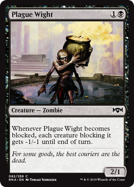 Plague Wight - Ravnica Allegiance Spoiler