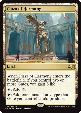 Plaza of Harmony - Ravnica Allegiance Spoiler