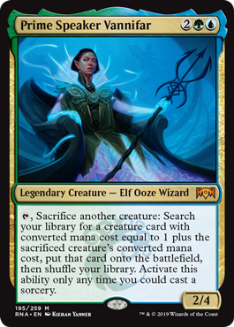 Prime Speaker Vannifar - Ravnica Allegiance Spoiler