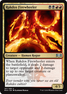 Rakdos Firewheeler - Ravnica Allegiance Spoiler