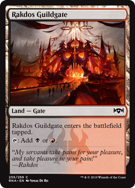 Rakdos Guildgate b - Ravnica Allegiance Spoiler