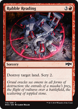 Rubble Reading - Ravnica Allegiance Spoiler