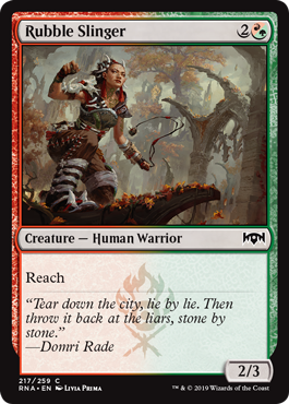 Rubble Slinger - Ravnica Allegiance Spoiler