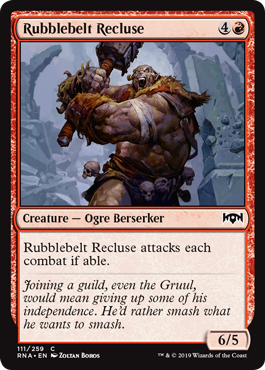 Rubblebelt Recluse - Ravnica Allegiance Spoiler