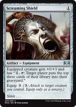 Screaming Shield - Ravnica Allegiance Spoiler