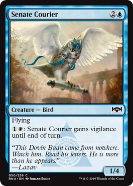 Senate Courier - Ravnica Allegiance Spoiler