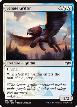 Senate Griffin - Ravnica Allegiance Spoiler