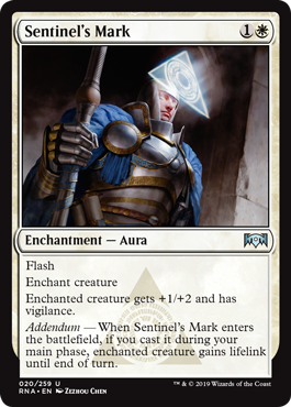 Sentinel's Mark - Ravnica Allegiance Spoiler