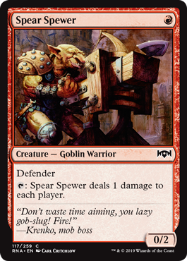 Spear Spewer - Ravnica Allegiance Spoiler
