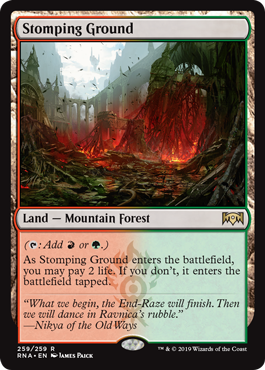 Stomping Ground - Ravnica Allegiance Spoiler