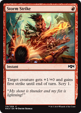 Storm Strike - Ravnica Allegiance Spoiler