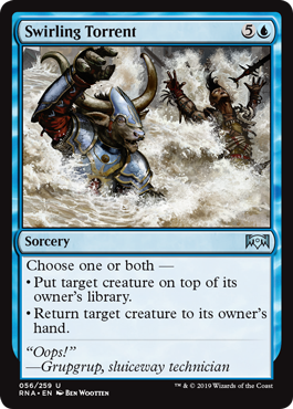 Swirling Torrent - Ravnica Allegiance Spoiler