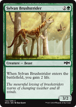 Sylvan Brushstrider - Ravnica Allegiance Spoiler