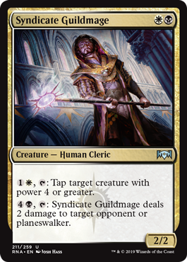 Syndicate Guildmage - Ravnica Allegiance Spoiler