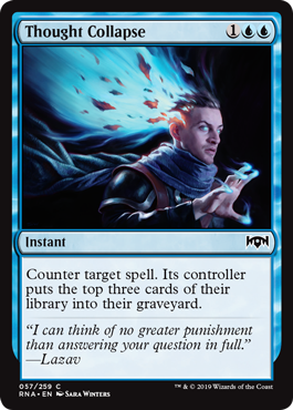 Thought Collapse - Ravnica Allegiance Spoiler