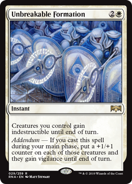 Unbreakable Formation - Ravnica Allegiance Spoiler