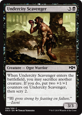 Undercity Scavenger - Ravnica Allegiance Spoiler