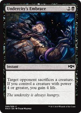 Undercity's Embrace - Ravnica Allegiance Spoiler