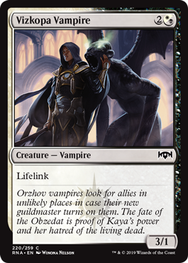 Vizkopa Vampire - Ravnica Allegiance Spoiler