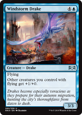 Windstorm Drake - Ravnica Allegiance Spoiler