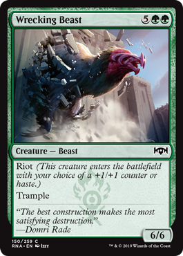 Wrecking Beast - Ravnica Allegiance Spoiler