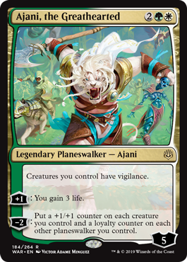 Ajani, the Greathearted - War of the Spark Spoiler
