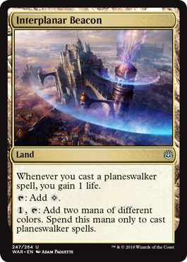 Interplanar Beacon - War of the Spark Spoiler