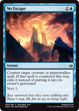 No Escape - War of the Spark Spoiler