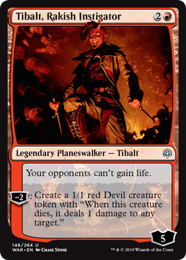 Tibalt, Rakish Instigator - War of the Spark Spoiler