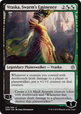 Vraska, Swarm's Eminence - War of the Spark Spoiler