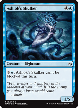 Ashiok's Skulker - War of the Spark Spoiler