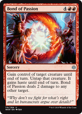Bond of Passion - War of the Spark Spoiler