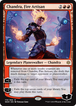 Chandra, Fire Artisan - War of the Spark Spoiler