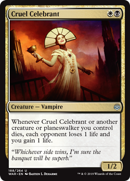 Cruel Celebrant - War of the Spark Spoiler