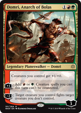 Domri, Anarch of Bolas - War of the Spark Spoiler