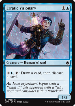 Erratic Visionary - War of the Spark Spoiler