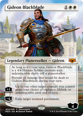 Gideon Blackblade Mythic Edition Spoiler
