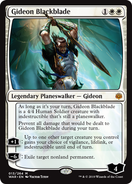 Gideon Blackblade - War of the Spark Spoiler