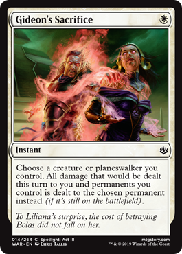 Gideon's Sacrifice - War of the Spark Spoiler