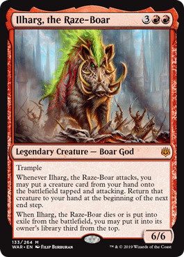 Ilharg, the Raze-Boar - War of the Spark Spoiler