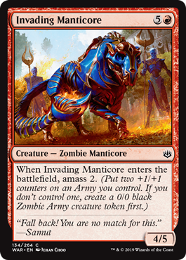 Invading Manticore - War of the Spark Spoiler